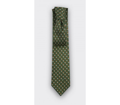 Khaki Grand Pan Tie - Cinabre Paris