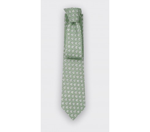 Pale Green Provence Tie - handmade by Cinabre Paris