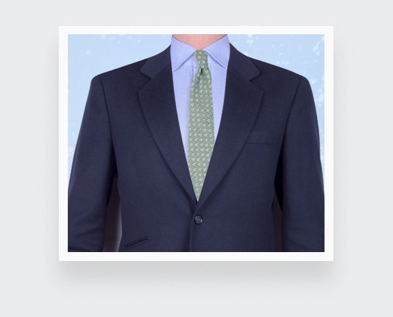 Pale Green Provence Tie - handmade by Cinabre Paris