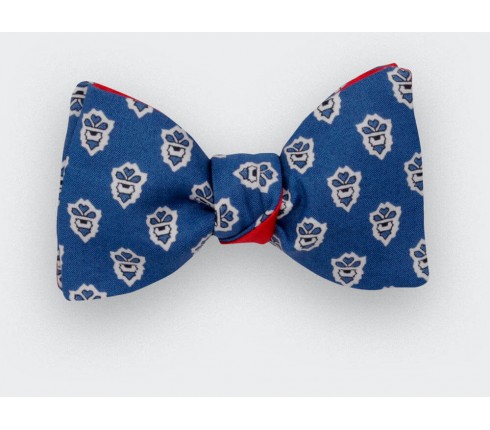 Blue Mistral Bow Tie - Handmade by Cinabre Paris