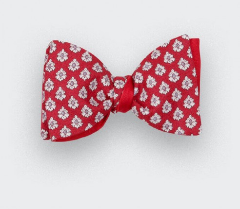 Red Provence Bow Tie - Handmade by Cinabre Paris