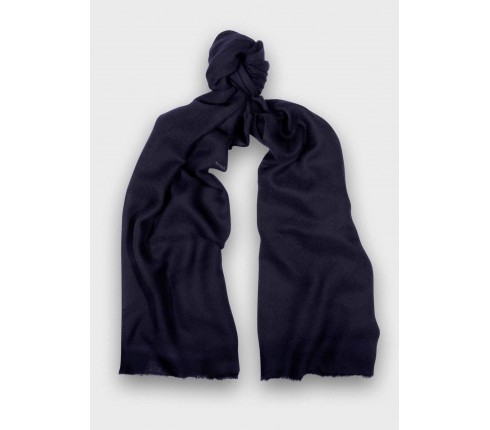 Foulard cachemire Bleu Marine - Cinabre Paris -