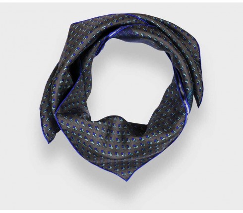 Grey Grand Pan Bandana - Made in France - Cinabre Paris