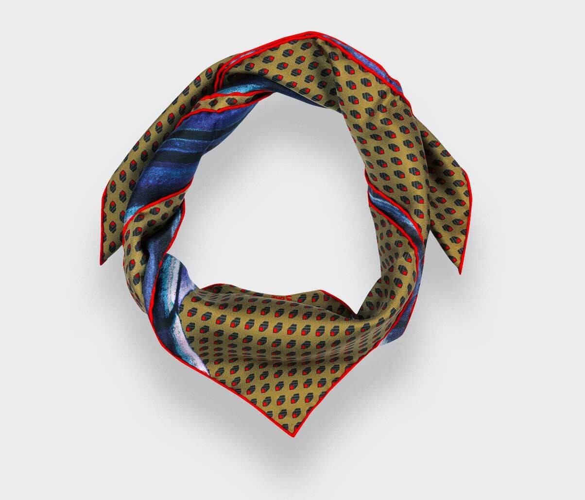 Mustard Grand Pan Bandana - Made in France - Cinabre Paris