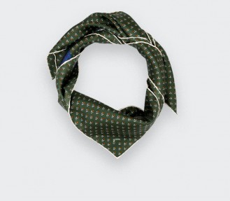 Khaki Grand Pan Bandana - Made in France - Cinabre Paris