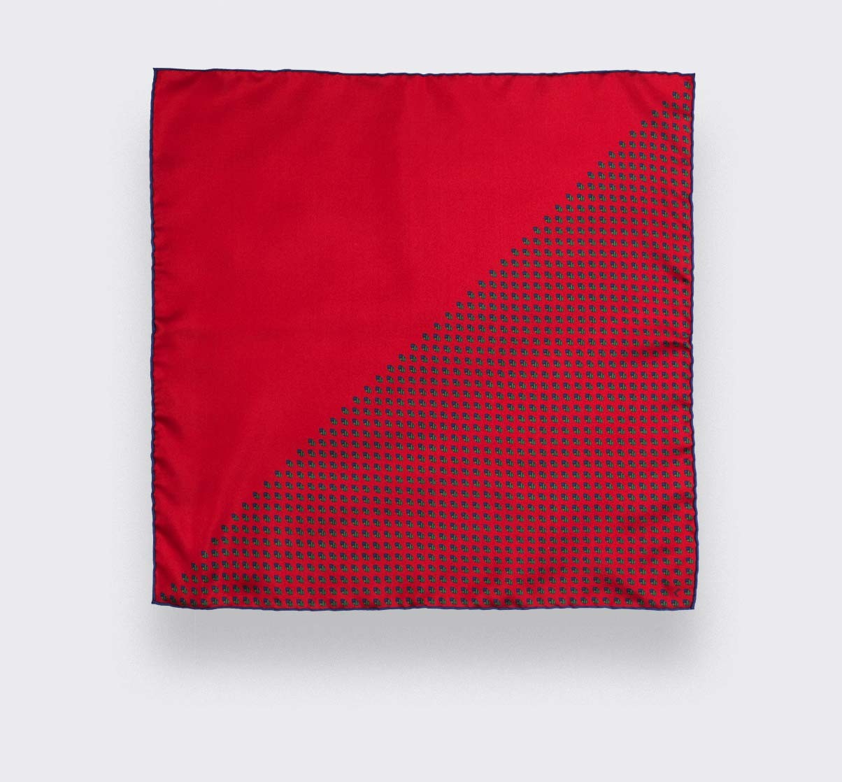 Red Grand Pan Pocket Square- Cinabre Paris