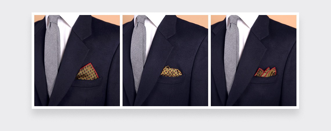 Mustard Grand Pan Pocket Square - Cinabre Paris