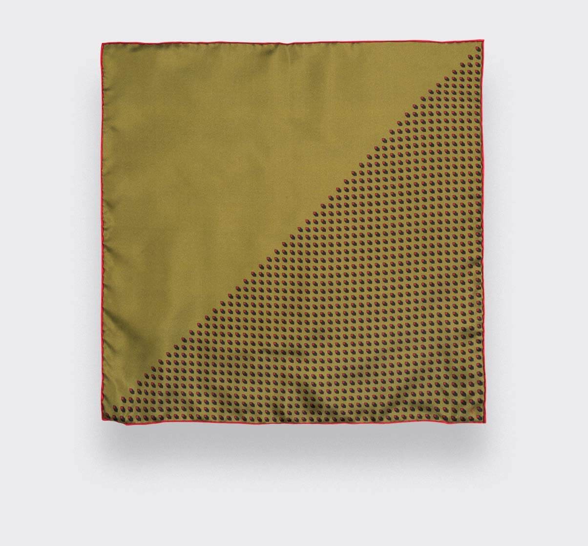 Mustard Grand Pan Pocket Square - Cinabre Paris