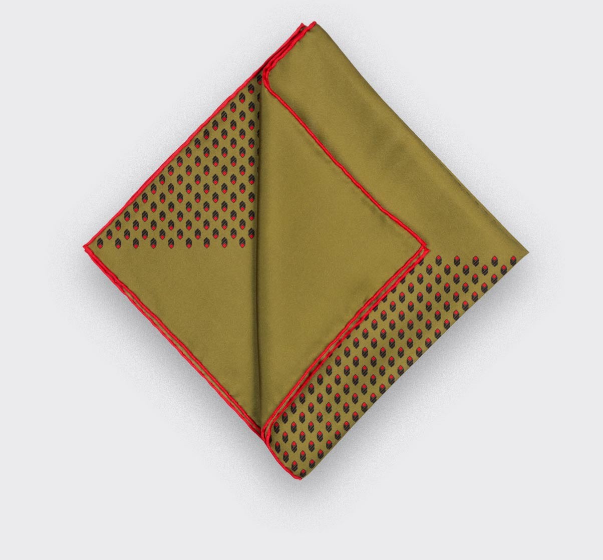 Mustard Grand Pan Pocket Square - Cinabre Paris