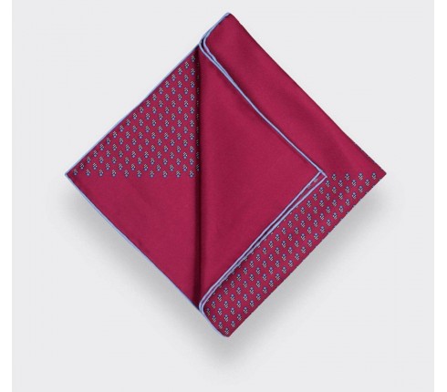 Fuchsia Grand Pan Pocket Square - Cinabre Paris