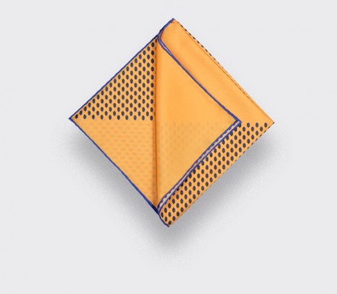 Yellow Grand Pan Pocket Square - Cinabre Paris