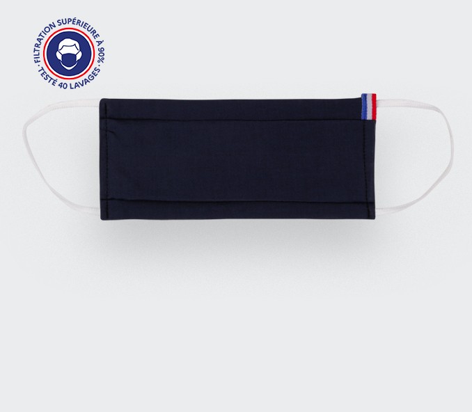 Cinabre Navy Blue Face Mask