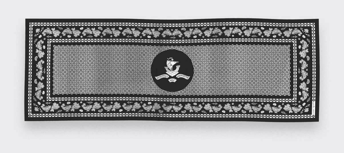 Scarf Paris x Los Angeles black and white