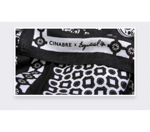 Scarf Paris x Los Angeles black and white