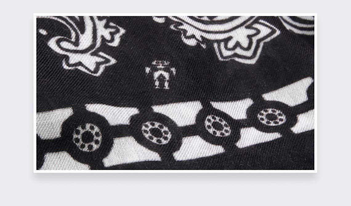 Scarf Paris x Los Angeles black and white