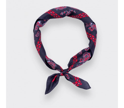 Navy Bandana Paris x Los Angeles - Cinabre Paris x Esquivel