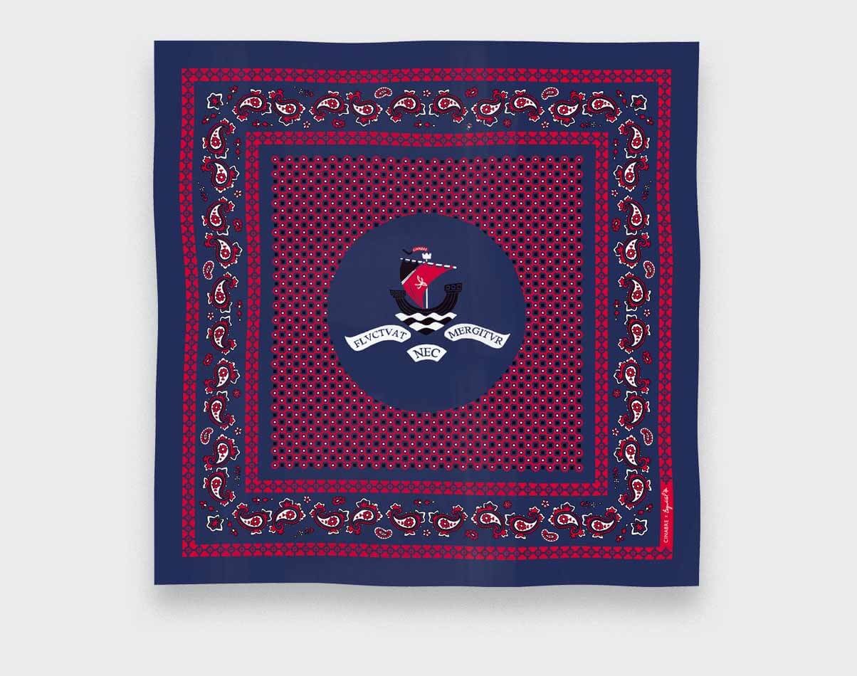 Foulard Paris x Los Angeles Navy