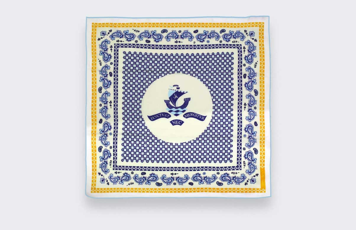 Bandana Paris x Los Angeles Crème - Cinabre Paris x Esquivel