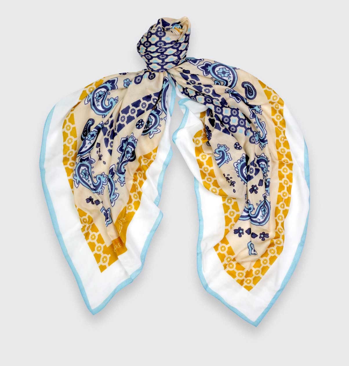 Foulard Paris x Los Angeles Crème