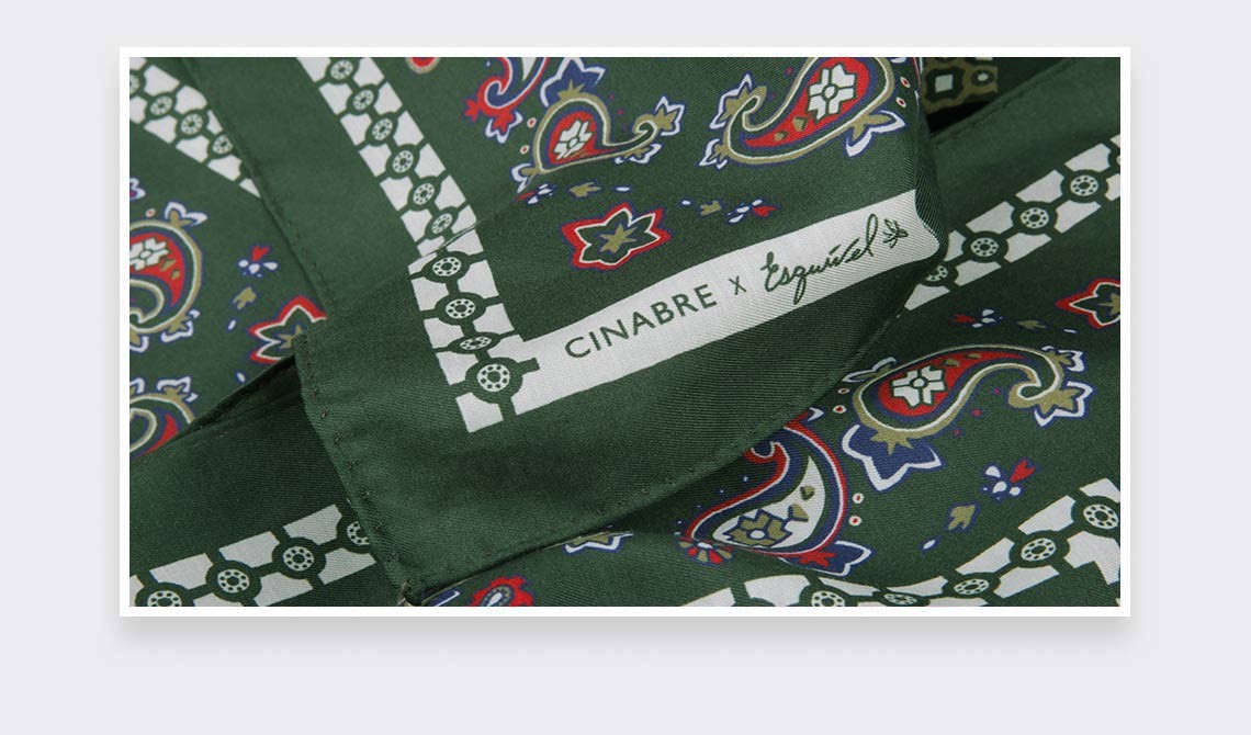 Bandana khaki Paris x Los Angeles - Cinabre Paris x Esquivel