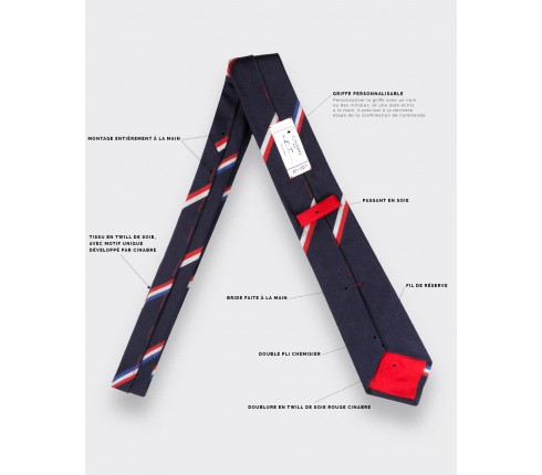 Le Crunch Tie - made in France by Cinabre Paris