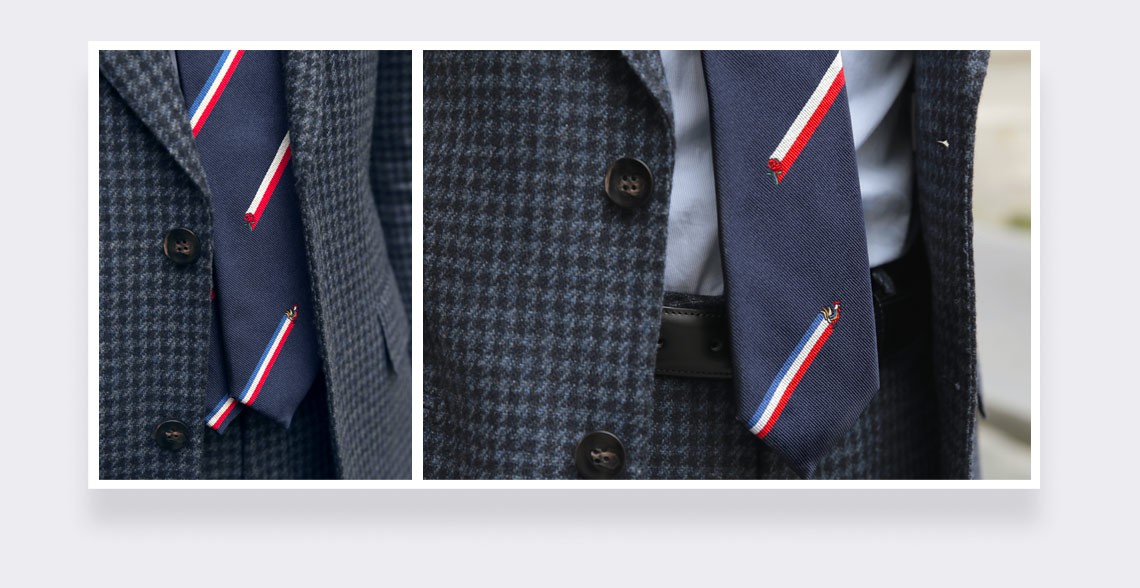 Le Crunch Tie - made in France by Cinabre Paris