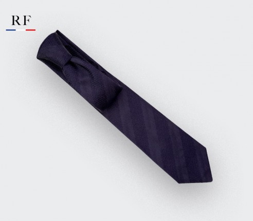 Navy blue shades Club Tie - silk - Cinabre Paris