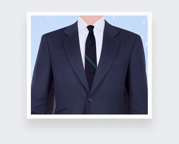 Green Single Stripe Tie - Cinabre Paris