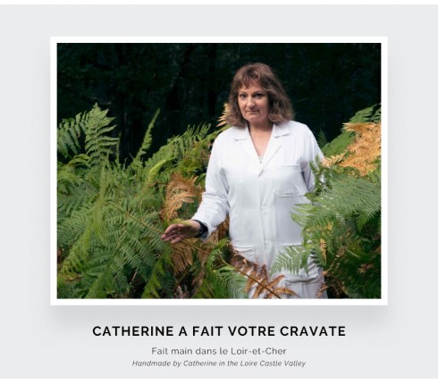 Cravate made in Loir-Et-Cher - Cinabre Paris