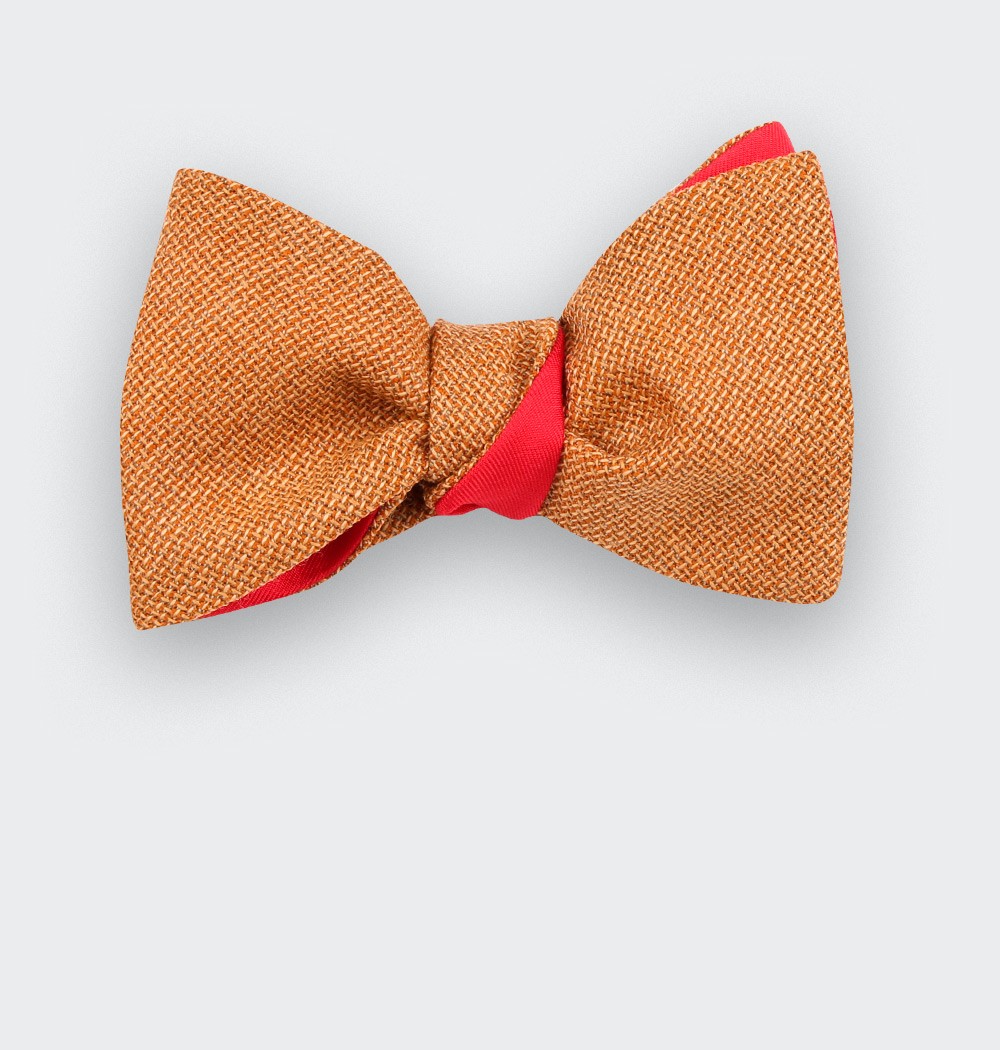 Mustard Mesh Kid Bow Tie - Cinabre Paris