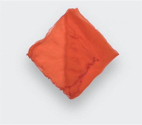 Pochette voile orange - Cinabre Paris