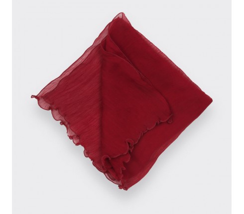 Pochette voile bordeaux - Cinabre Paris