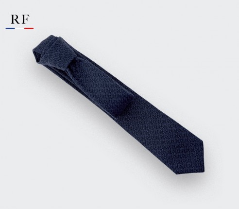 Blue Cosmique Tie - Handmade in France - Cinabre Paris