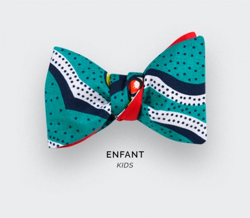 Polka-dot Wax Kid Bow Tie - Cinabre Paris