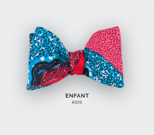 Pink Wax Kid Bow Tie - Cinabre Paris