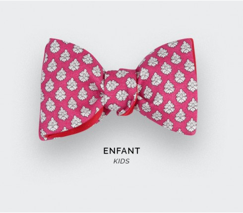 Pink Provence Kid Bow Tie - Handmade by Cinabre Paris