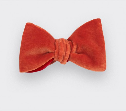 Copper Velvet Bow Tie - Cinabre Paris