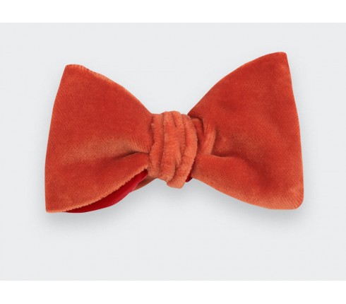 Copper Velvet Bow Tie - Cinabre Paris