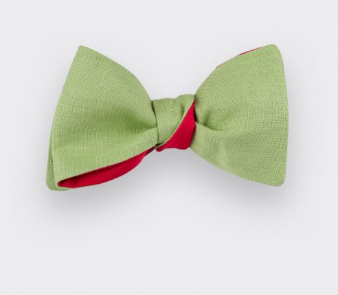 Bright Lime Green Bow Tie - Cinabre Paris