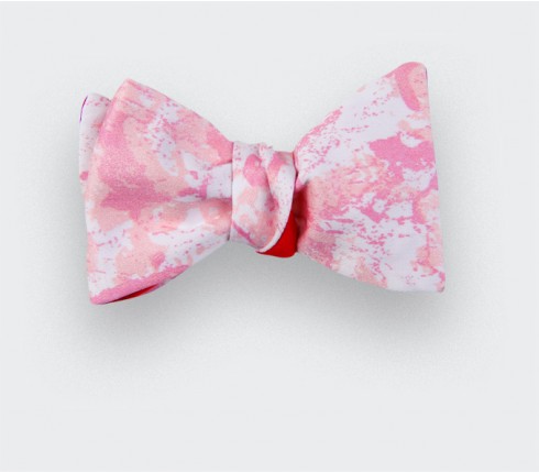 Pink milky way bow tie - Cinabre Paris