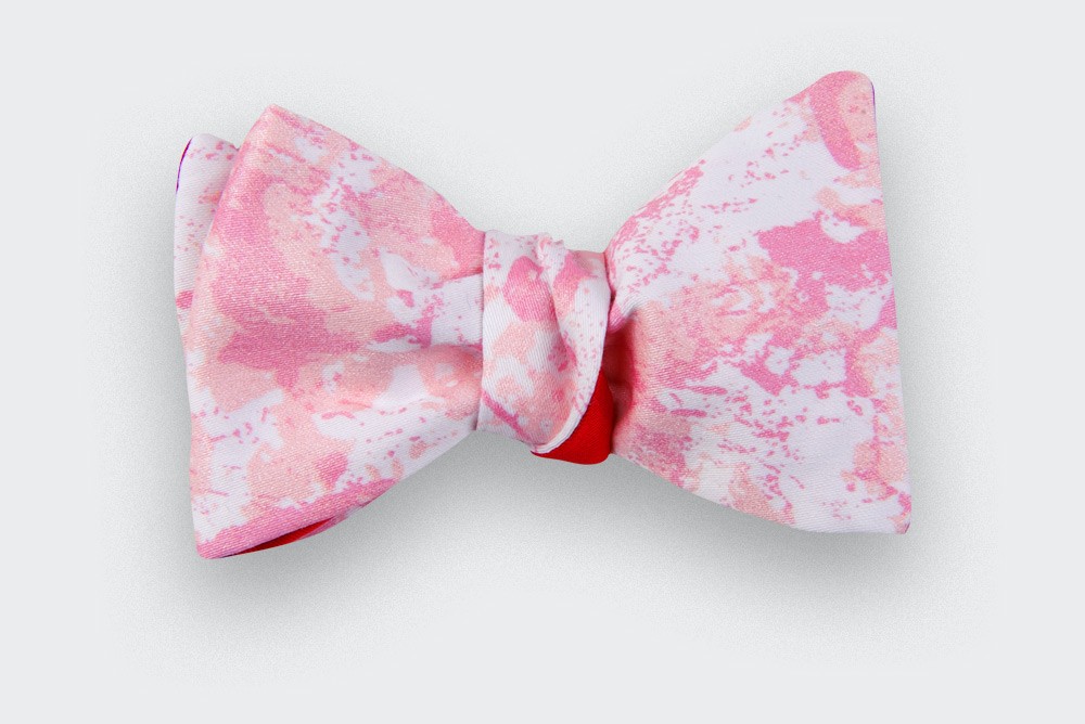 Pink milky way bow tie - Cinabre Paris