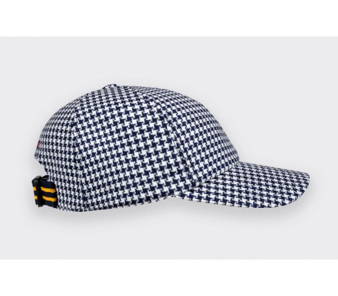 Made in France Houndstooth n°2 Cap - Cinabre Paris