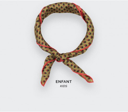 Foulard Enfant Grand Pan Moutarde - Cinabre Paris