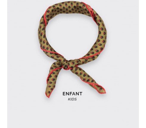 Foulard Enfant Grand Pan Moutarde - Cinabre Paris