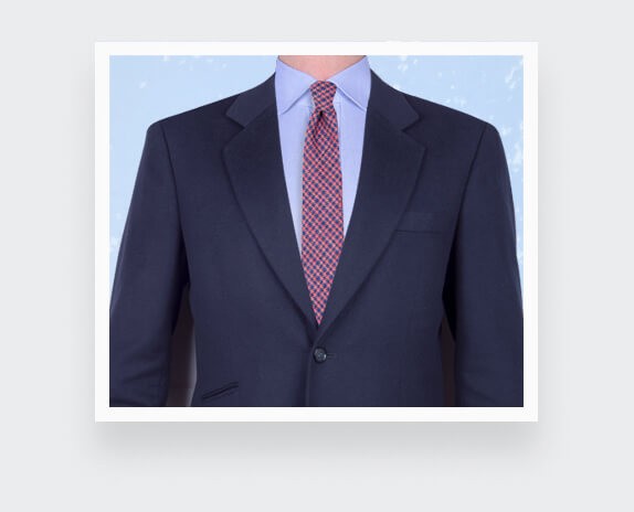 Pink and Blue houndstooth tie - Cinabre Paris