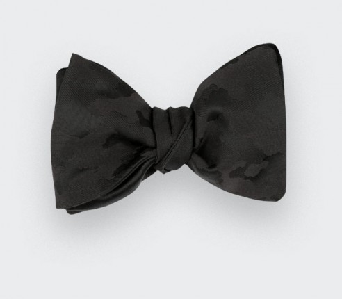 Black camo bow tie - Cinabre Paris