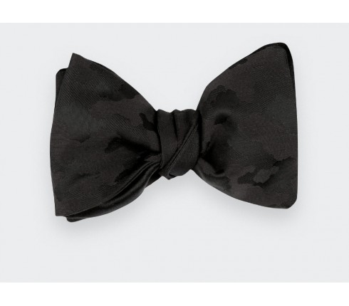 Black camo bow tie - Cinabre Paris