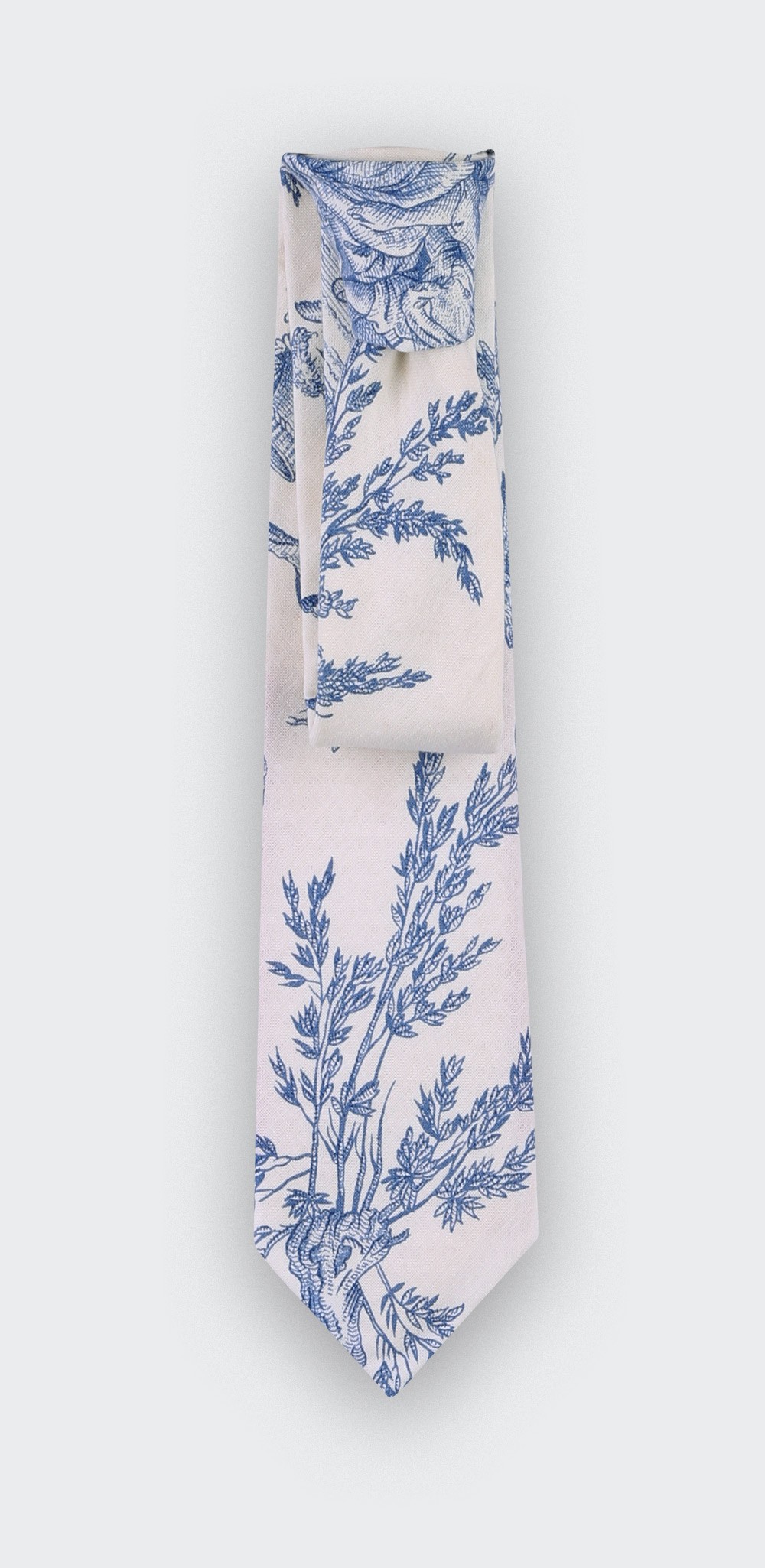 Blue Toile de Jouy Tie - Cinabre Paris