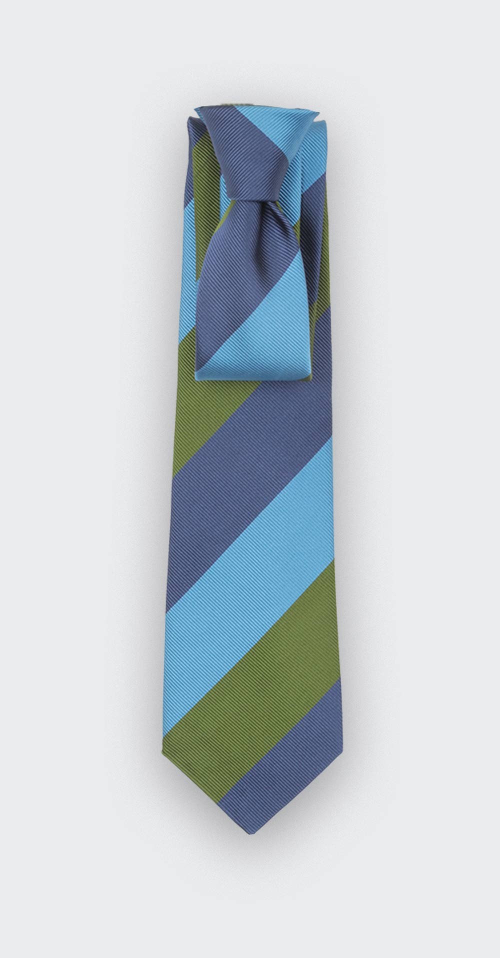 Blue Preppy Club Tie - Silk - Cinabre Paris