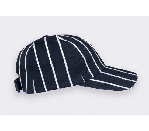 Pinstripe n°1 Cap - Made in France - Cinabre Paris